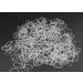 Ruwado 300 Pcs Clear Rubber Band Elastic Mini No Crease Soft Hair Ties for Baby Girls Women Toddler Kids Ponytail Dreadlock Wedding Children Hairstyle
