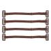 4PCS Face Lifting Band with Hairclip Face Lift Tape Band Adjustable Elastic Facial Lift Belt Eye Wrinkle Removal Belt Facelift Patch Straps Bands for Face Lift Face Strap for Women (Brown)