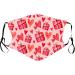 ZQP Christmas Valentine's Day Face_Masks for Adult Resuable Washable Printed Couples Face Bandanas Bride Groom Fashion Letter Design Novelty Face_Cover for Adult Women Men - Buy Online on GoSupps.com