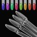 200pcs Clear Stiletto Nail Swatch Sticks with Ring Holder - Nail Art Practice & Display - Buy Online on GoSupps.com