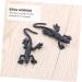 Whamvox 10-Pack Halloween Gecko Toys | Fun April Fools & Mini Decorations | Black 3.5x8cm Halloween Gifts - Buy Online on GoSupps.com