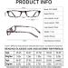 OCCI CHIARI Tortoise Reading Glasses | Men's and Women's Reader 1.75 Magnification | Fashionable Demi Frames | Available in Various Diopters - Buy Online on GoSupps.com
