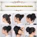 Fake Hair Bun Messy Bun Synthetic Curly Wavy Hair Bun Circle Ponytail Hair Slices with Elastic Rubber Band Hair Extensions for Women Hair Accessories (Color : Q17 27) - Buy Online on GoSupps.com