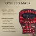 GYH 8-Color LED Light Therapy Face & Neck Mask | Wireless Red & Infrared Treatment | Anti-Aging & Wrinkle Reduction | FSA/HSA Eligible | Lightweight & Handheld - Buy Online on GoSupps.com