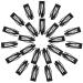 Greoer 20 Pieces Metal Snap Hair Clips 1.87 inches Double Grip Hair Clips with 3 comb teeth No Slip Hair Barrettes for Women and Girl Women Hair Accessories for Making-up Bathing Salon Supplies