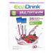 EcoDrink Multivitamin Energy Powder Drink Mix - Electrolytes Antioxidants Nutrients - Sugar and Caffeine Free - Berry Flavor Powder 30 Packets