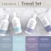 Theorie PURE Collection Travel Set - Hypoallergenic Shampoo, Conditioner, Body Wash & Scrub - Fragrance-Free, Vegan & Clean Beauty - No Sulfate, Paraben, Phthalate - Cruelty-Free Formula - Buy Online on GoSupps.com