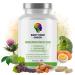 Interior cleaning - metabolism wellness 150 capsules - Mariend thistle turmeric zinc biotin cholin resveratrol green tea and much more.- 18-fold complex high dose vegan without magnesium stearate