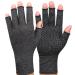 Fingerless Compression Gloves for Arthritis - Breathable Cotton Soft Nonslip Hand Care Carpal Tunnel Gloves