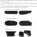 Diabetic Walking Shoes for Fat Swollen & Wide Feet - Adjustable Unisex Black (Men 11.5 - Buy Online on GoSupps.com
