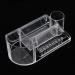 Nail Drill Holder 6.3in Grinding Bit Storage Box Transparent Nail Drill Bit Holder Plastic Nail Drill Tool Organizer Manicure Tools Display Box for Nail Tech Supplies - Buy Online on GoSupps.com