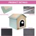 MARUNDA Heated Cat House - Indoor & Outdoor Kitty Shelter for Winter - Easy Assembly, Warm & Cozy (2 Step Finish) - Buy Online on GoSupps.com