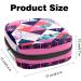 Womens Binding-Up Bags | Geometric Flamingo & Tropical Leaves | Portable Menstrual Pad & Tampon Storage | Multicolored Holder for School & Office - Buy Online on GoSupps.com