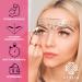 Disposable Eyebrow Ruler Stencils - 100-Pack Transparent Mapping Stickers for Microblading, Henna, Brow Extensions & Permanent Makeup - Peel & Stick Measuring Shaper Tool for All Face Shapes - Buy Online on GoSupps.com