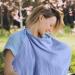 Breastfeeding Cover for On-the-Go Moms | Soft Cotton Adjustable Privacy Protection | Forhome Hill Blue - Buy Online on GoSupps.com