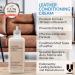 UNITERS Leather Care Kit - 2 Pack Cleaner & Protection Cream for Furniture, Sofa, Car Seat, Handbag, Wallets & Jackets - Stain & Dirt Remover - 150 ml Bottles - Buy Online on GoSupps.com