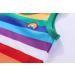 Mud Kingdom Little Boys Rainbow Stripe T-Shirt - Green Sleeveless (4 Years) - Buy Online on GoSupps.com