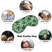 Weed with Skulls Sleep Mask - Adjustable Eye Cover for Sleeping, Blocking Light. Perfect for Night Travel and Napping - Men and Women - Buy Online on GoSupps.com