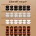12 Pack 4oz Amber Glass Jars with Lids - Cosmetic Containers for Beauty Products, Lotions, Powders, Ointments & Spices - Buy Online on GoSupps.com