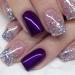 Glitter Nail Polish - Purple Sparkle Nail Varnish - 2 In 1 Pink Nail Varnish Purple Nail Polish - 60 Seconds Quick Drying & Long Lasting Holographic Nail Polish - No Need Baking - Buy Online on GoSupps.com