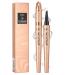 PUCHEN Liquid Eyebrow PencilStylist Smudge Resistant Liquid Brow Filler Fadeless Makeup Pen 4 Point Creates Natural Looking Precise Brow Fills in Sparse Areas 02 Dark Coffee Color