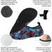 HUHUSW Superheros Kids Water Shoes - Lightweight Non-Slip Aquatic Socks for Boys Girls 11-12 Blue - Buy Online on GoSupps.com