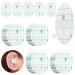 Ear Covers for Shower 120 Pieces Waterproof Ear Stickers Ear Covers for Swimming Shower Ear Protectors with Waterproof Cotton Ear Plugs for Shower Surfing Snorkeling and Other Water Sports