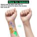 Luminous Dinosaur Temporary Tattoos for Kids - Glow in The Dark Waterproof Fake Stickers for Boys and Girls - Birthday Party Supplies - Buy Online on GoSupps.com