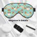 Pizza Party Sleep Mask - Adjustable Soft & Breathable Blindfold for Deep Sleep Travel & Meditation - Perfect for Relaxation - Buy Online on GoSupps.com