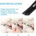 CoolTy 30-Piece Zipper Pendant Set - EDC Zipper Replacement for Backpacks Jackets Wallets & Handbags (Black) - International Shipping - Buy Online on GoSupps.com