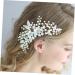 Ipetboom Hair Comb for Bride Easy to Use Hair Comb Artificial Flower Hair Comb Bride Headpieces for Wedding For Girl Friends Wedding Hair Comb Bridal Headwear Accessories Manual - Buy Online on GoSupps.com