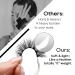 Jiocolor Fluffy False Eyelashes 7 Pairs - 3D 6D Long Wispy Natural Look Faux Mink Lashes - Pack X23 - 11mm-17mm - Buy Online on GoSupps.com