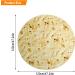 Buy Badar Burrito Tortilla Ceiling - Soft Coral Fleece Food Blanket for All Seasons | Cozy Sofa & Travel Blanket (120cm) - Perfect for Bedrooms & Outdoors - Buy Online on GoSupps.com