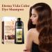  Yabauuop 6-in-1 Natural Hair Color Shampoo for Dark Brown Hair - Covers Gray Hair - Long-Lasting Color Shampoo for Men and Women - Lasts 30 Days - 500ml - Buy Online on GoSupps.com