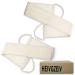 Back Scrubber for Shower Perfect loofah exfoliating Body Scrubber for Men and Women use in Shower Shower loofah Back Scrubber(2 Packs) Made with Natural loofah Body Scrubber White