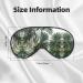 Palm Tree Leaves Soft Sleep Eye Mask | Breathable Eye Patch for Women | Perfect Travel & Relaxation Accessory - Buy Online on GoSupps.com
