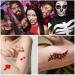 BiSiViO Halloween Temporary Tattoo Stickers - 319 PCS Zombie Scars & Wound Stickers - Waterproof Halloween Party Makeup Props - Buy Online on GoSupps.com