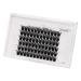 Bodermincer 72 Bundles D Curl Wide Cluster 3D Effect Glue Bonded Individual Lash Mink Eyelash Extension Natural 3D Russian Volume Faux Eyelashes Home Eyelash Extension (12mm)