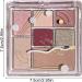 Eyeshadow Palette Neutral | 7 Colors Pigment Eye Shadow Pallete Professional Beauty Makeup Highly Pigmented Eye Shadow Pallete for Different Makeup Shakven No. 04 Temperament Purple Brown - Buy Online on GoSupps.com