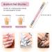 4-Piece Sponge Nail Brush Set with Double Head & 16 Replacement Heads - Nail Design Manicure Tools in Pink, Purple, Champagne, Blue - Buy Online on GoSupps.com