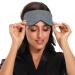 Haskirky Light Blocking Eye Mask for Deep Sleep - Breathable & Adjustable for Men and Women - Ideal for Travel, Yoga, and Meditation - Dark Grey - Buy Online on GoSupps.com