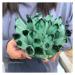 Natural Crystal Rough Crystal Cluster Green Phantom Quartz Crystal Cluster Specimen (Size : 800-900g)