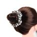 Buy Classic Hair Ties for Women - Black & White Elastic Ponytail Holders 12-Piece Set Dotted & Striped Accessories - Buy Online on GoSupps.com