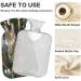 Soft Fleece Hot Water Bottle - 2L for Hot & Cold Compress - International Shipping Available - Buy Online on GoSupps.com