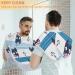 Cute Cat Painting Beard Bib Apron | Waterproof Hair Catcher for Men | Non-Stick Grooming Cape with Suction Cups | Perfect Gifts for Cat Lovers - Buy Online on GoSupps.com