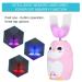 U-Shaped Children's Electric Toothbrush - Soft Pebble Brush Head Cartoon Design Toddler Friendly Includes Mousse 60ml - Pink - Buy Online on GoSupps.com