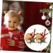 Beaupretty 2 Pairs Christmas Hair Clips Christmas Bag Filler Christmas Headband Xmas Kids Hair Accessories Billed Hair Clips Christmas Hair Decorations Girl Child Bobby Iron - Buy Online on GoSupps.com
