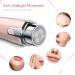Scienbeauty Painless Electric Facial Hair Remover Trimmer for Women - Pink Ladies Shaver with Dust Protection Cover for Peach Fuzz & Lip Hair - Buy Online on GoSupps.com