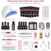 TopDirect Gel Nails Starter Kit - 12 Colors, Lamp, Nail Extension Gel, Nail Polish, Slip Solution, 100Pcs Tips - All-In-One Set for Beginners - Buy Online on GoSupps.com