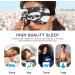 Skulls Sleep Mask - Adjustable Comfort for Travel, Shift Work - Light Blocking Eye Mask for Men and Women - Buy Online on GoSupps.com